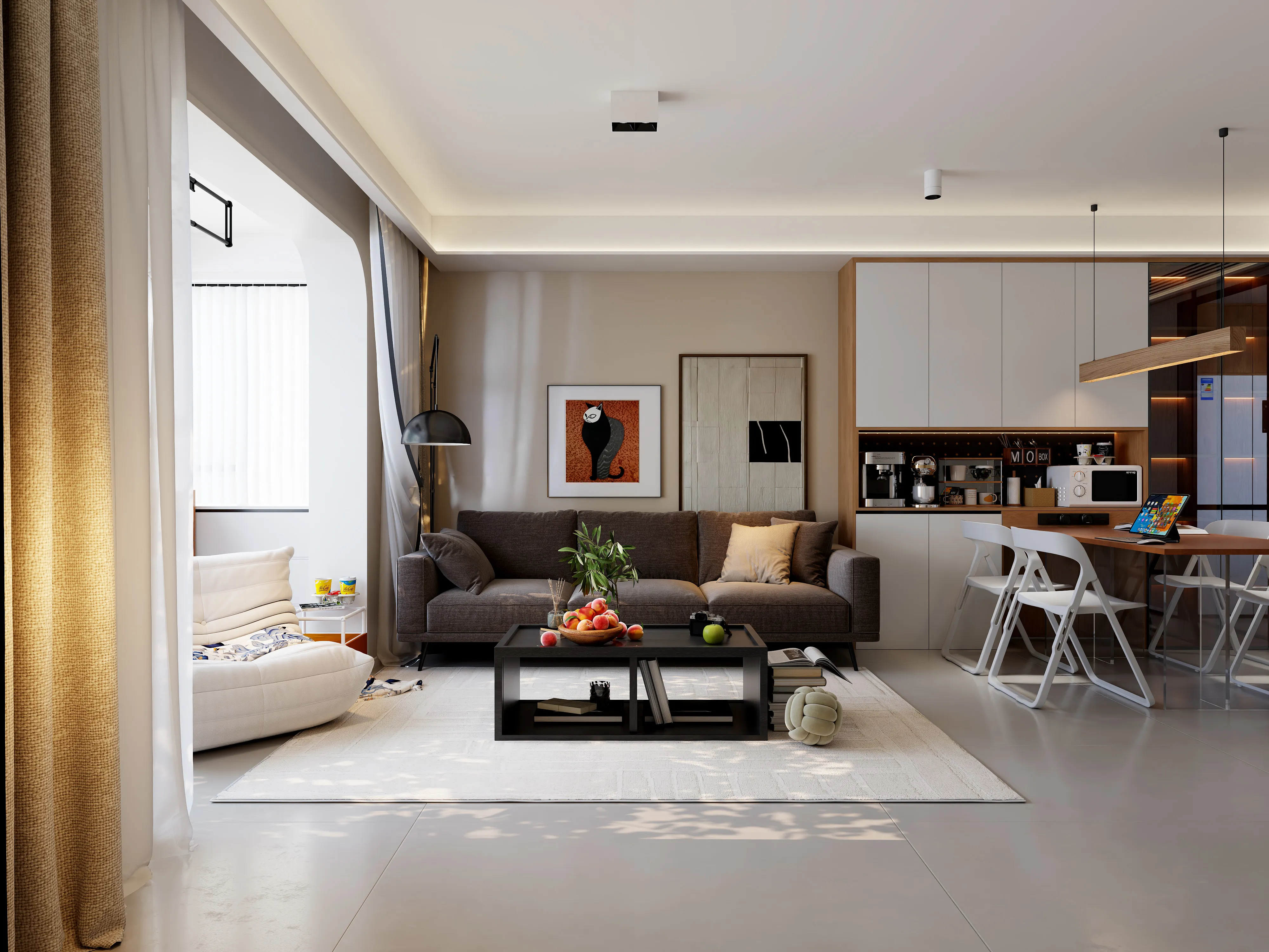 现代简约全屋定制案例